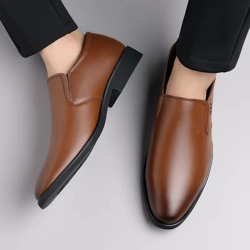 Mocassins Homme Cuir Slip-On