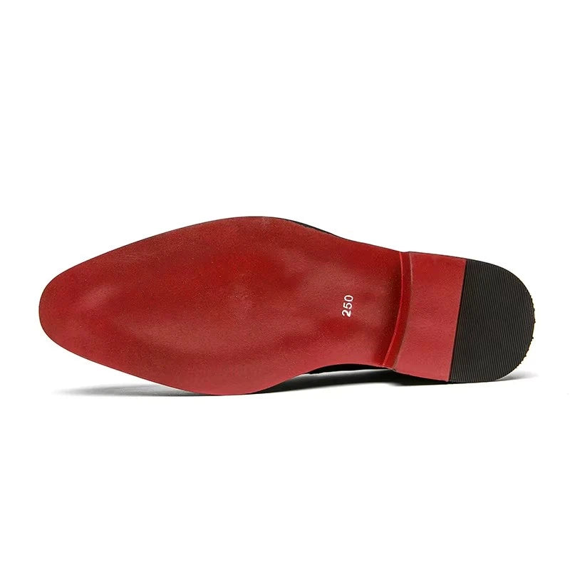 Mocassins Homme Daim Italien Élégant