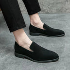 Mocassins Homme Daim Italien Élégant
