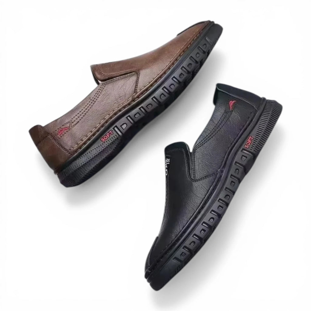 Mocassins Homme Cuir Bureau Respirant
