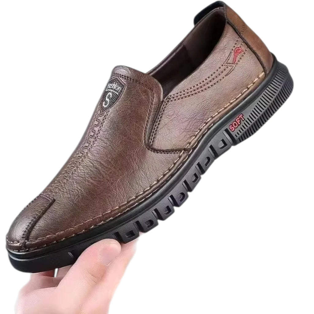 Mocassins Homme Cuir Bureau Respirant