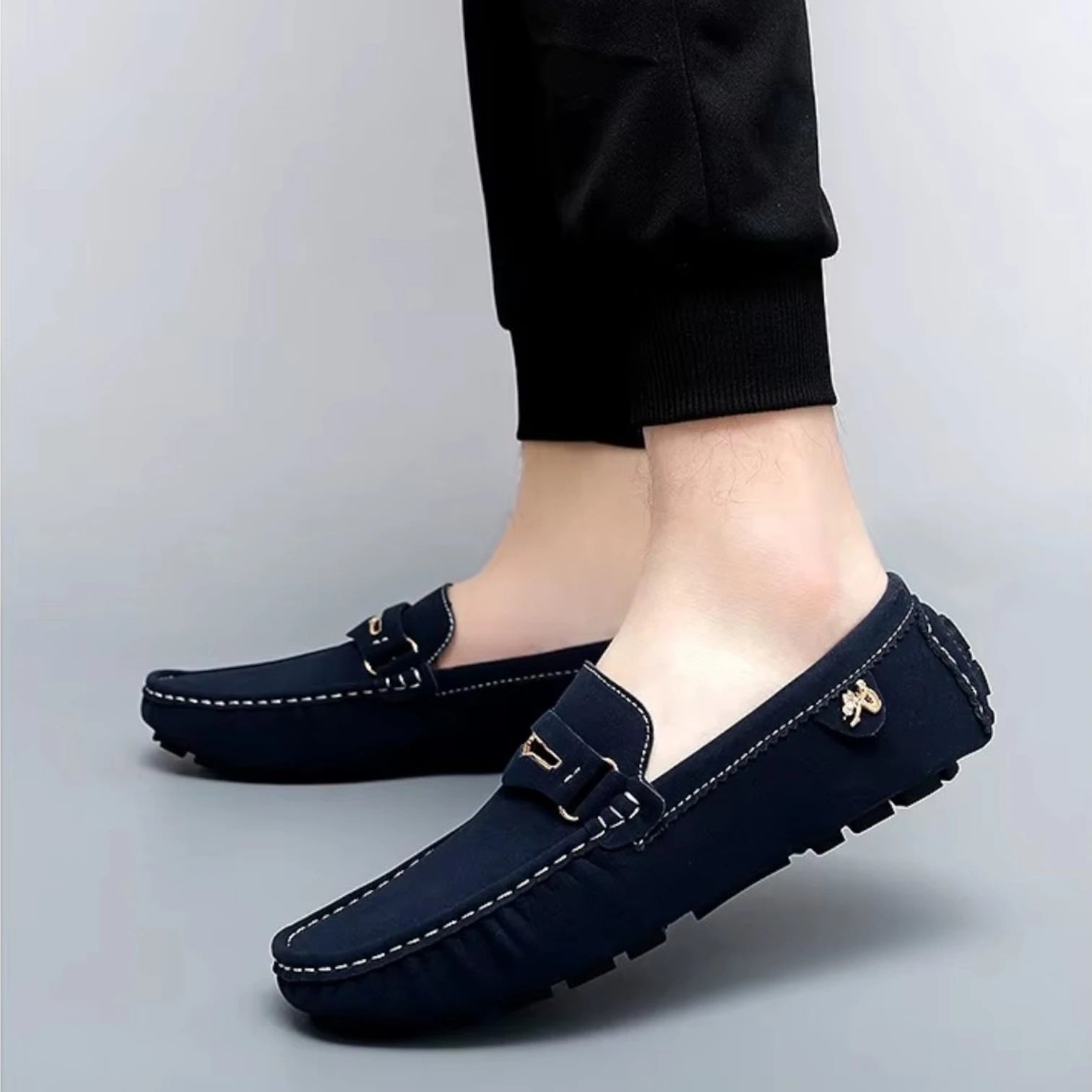 Mocassins Coloré Cuir Automne