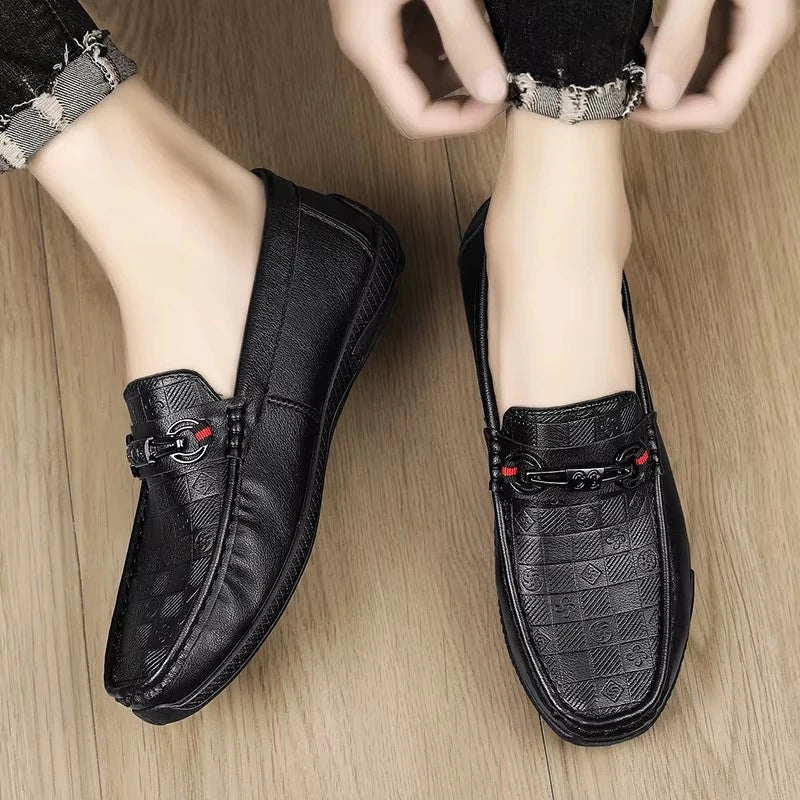 Mocassins Homme Italien Cuir