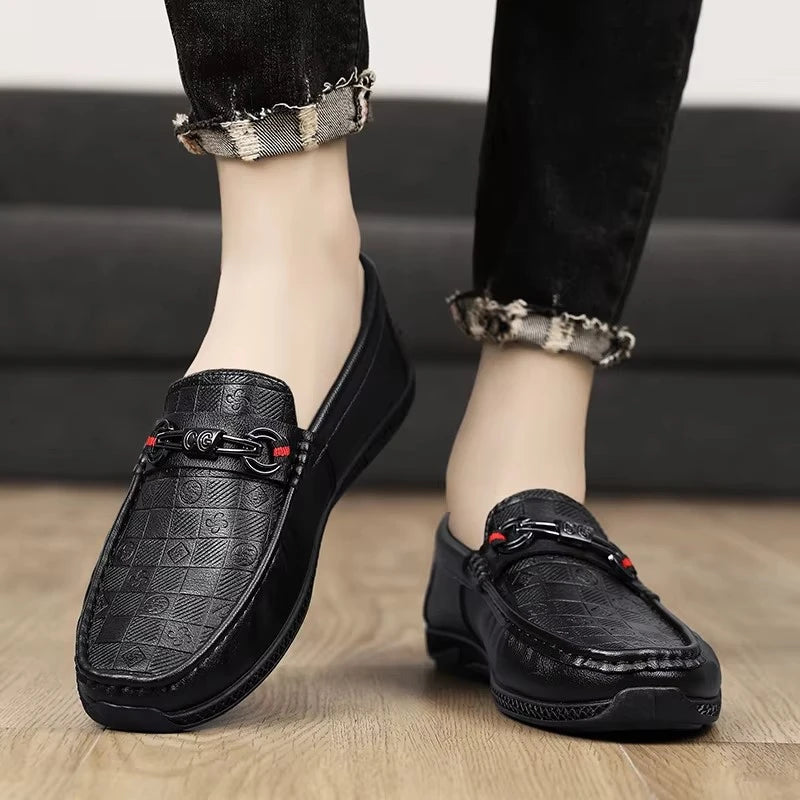 Mocassins Homme Italien Cuir