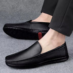 Mocassins Homme Cuir Italien Noir