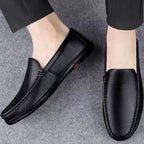 Mocassins Homme Cuir Italien Noir