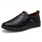 Mocassins Homme Cuir Couture Contrastée