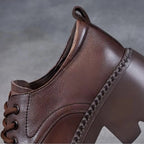 Mocassins Femme Talon Épais