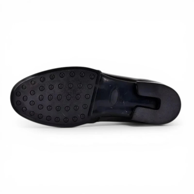 Mocassins Homme Cuir Verni Italien