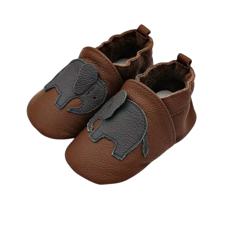 Chaussures Bébé Cuir 0-24M Antidérapant