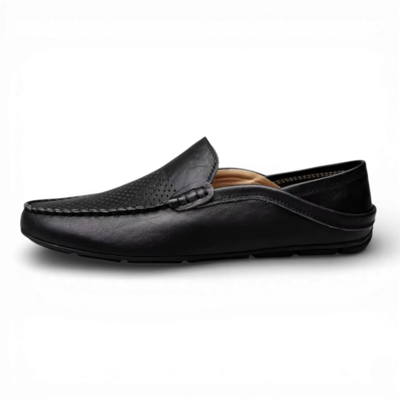 Mocassins Homme Cuir Italien Respirant