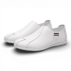 Mocassins Homme Cuir Blanc