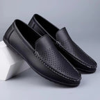 Mocassins Homme Cuir Aéré Été